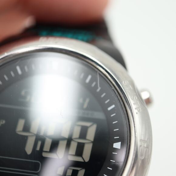 Relic by Fossil Black Digital Watch 42mm Alarm Chrono Timer w New Battery - Picture 10 of 15